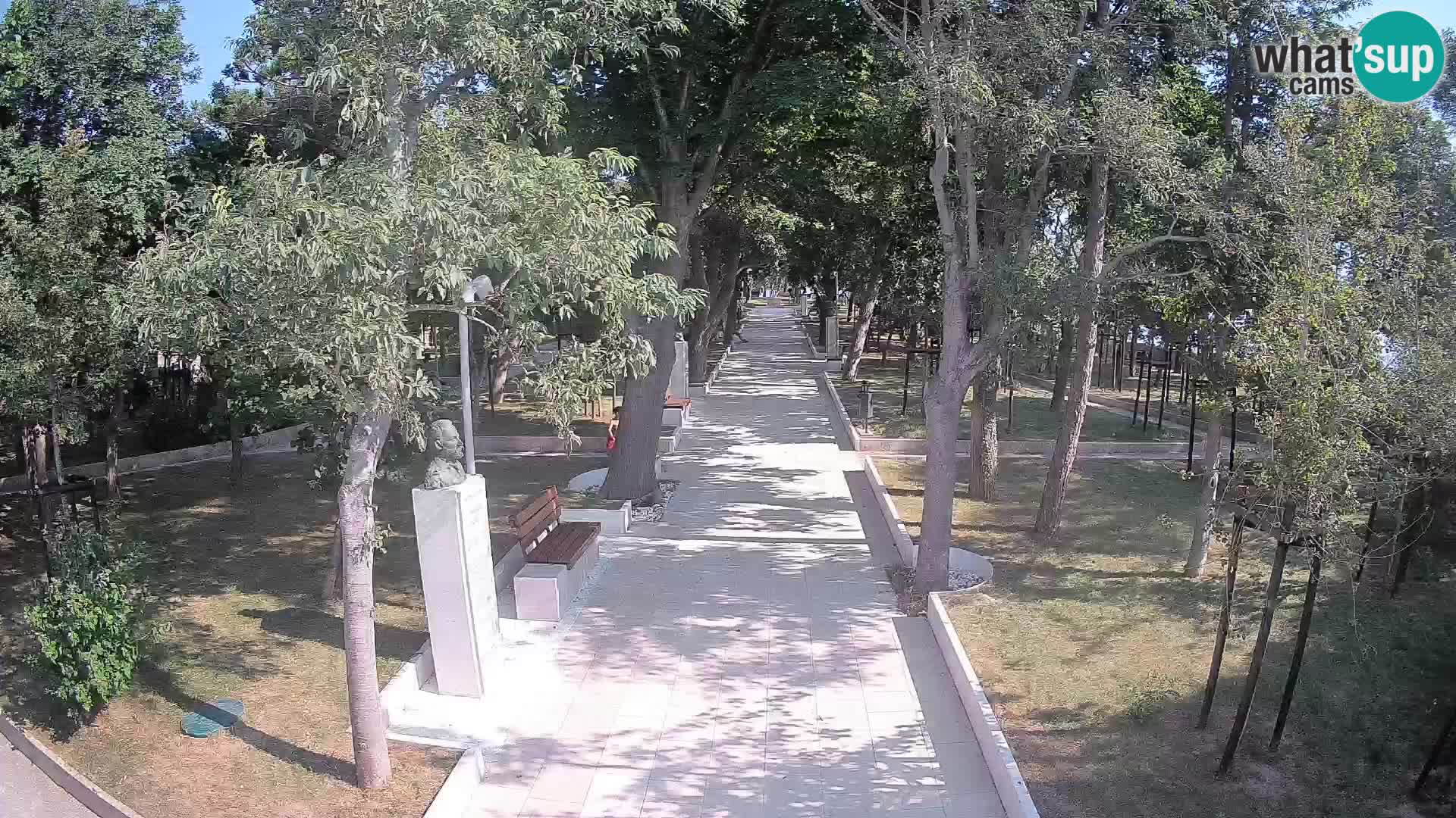 Writers’ Park Webcam Senj – Live by the Sea