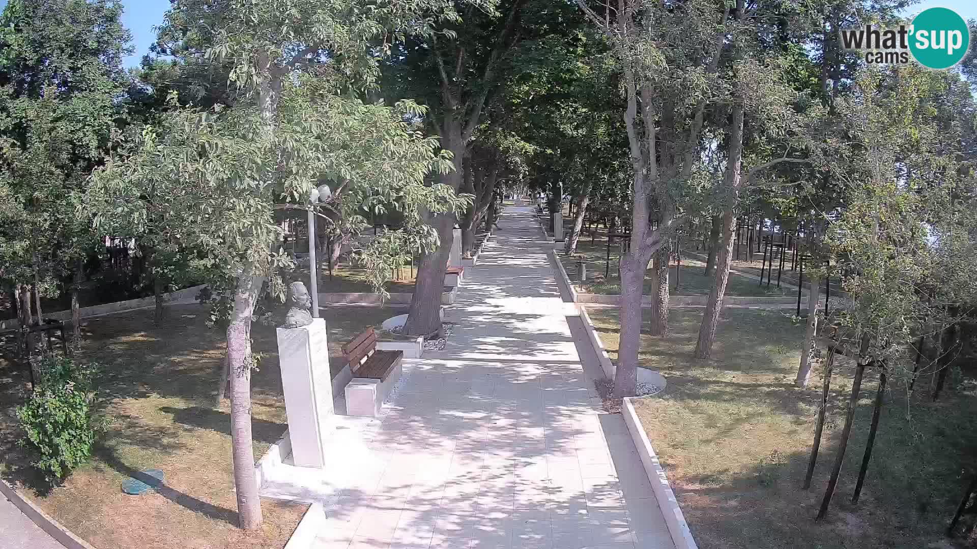 Writers’ Park Webcam Senj – Live by the Sea