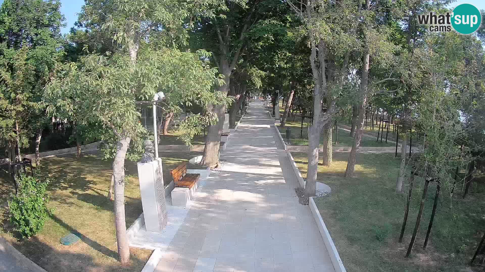 Writers’ Park Webcam Senj – Live by the Sea