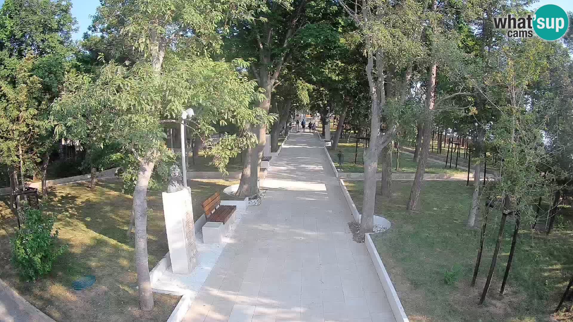Writers’ Park Webcam Senj – Live by the Sea