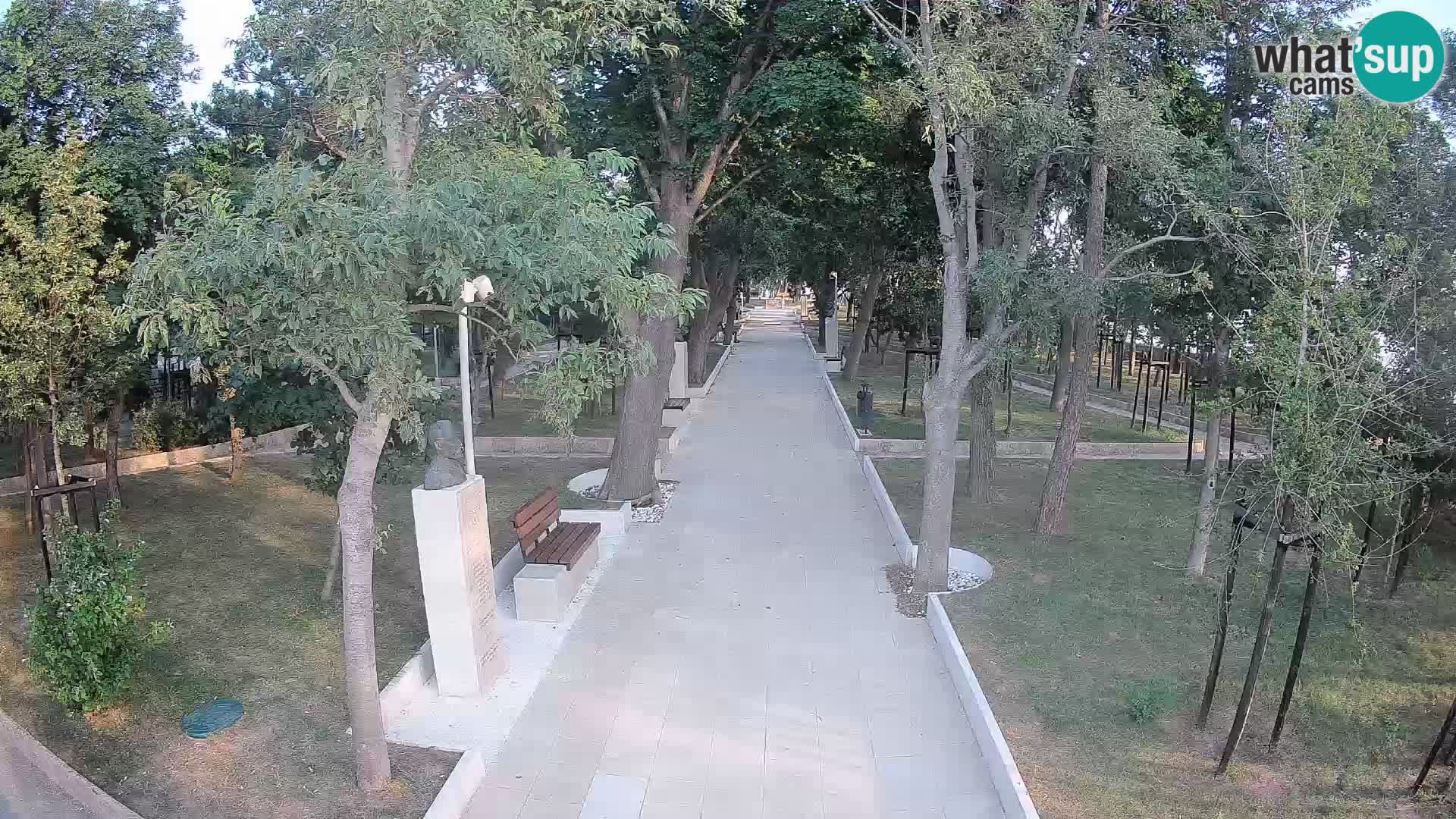 Writers’ Park Webcam Senj – Live by the Sea