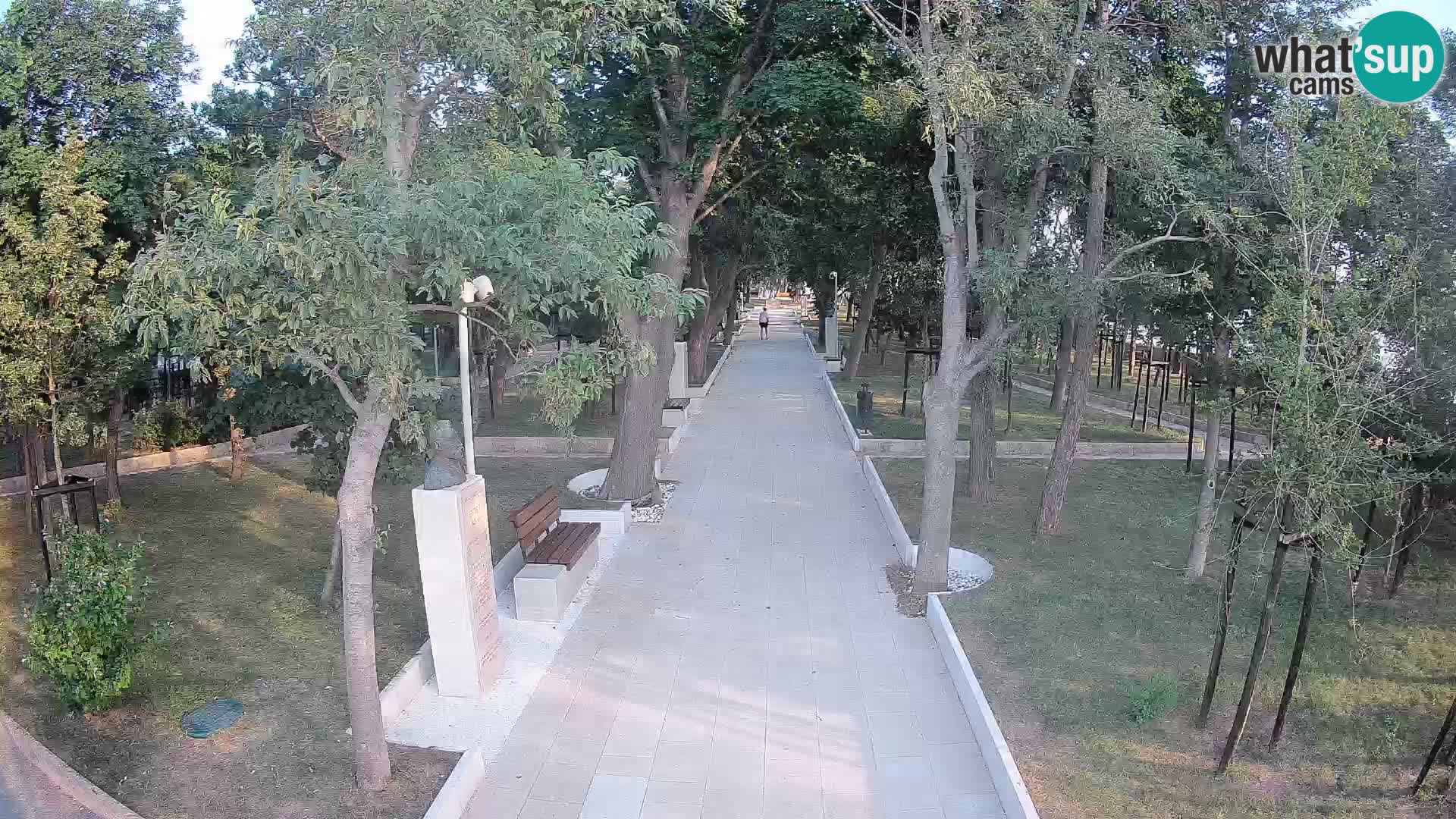 Writers’ Park Webcam Senj – Live by the Sea
