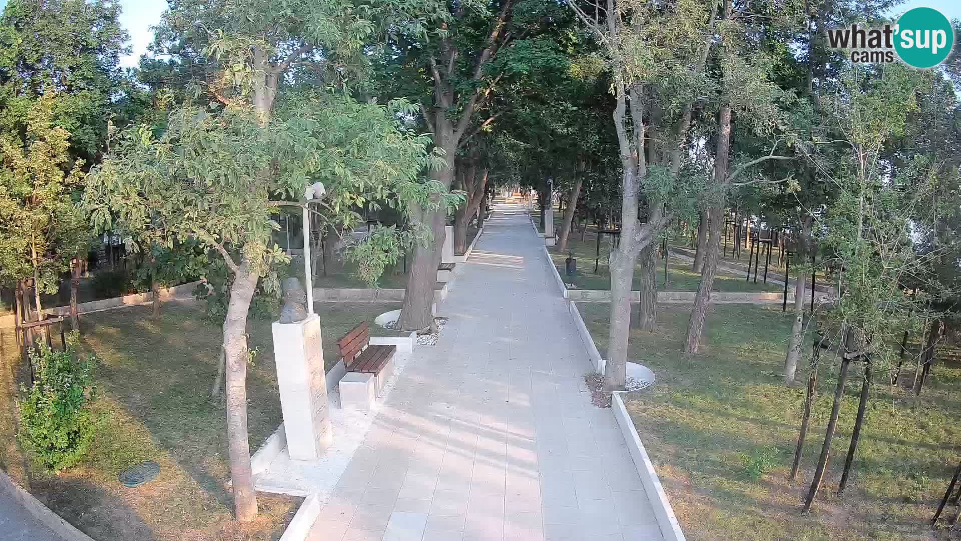 Writers’ Park Webcam Senj – Live by the Sea