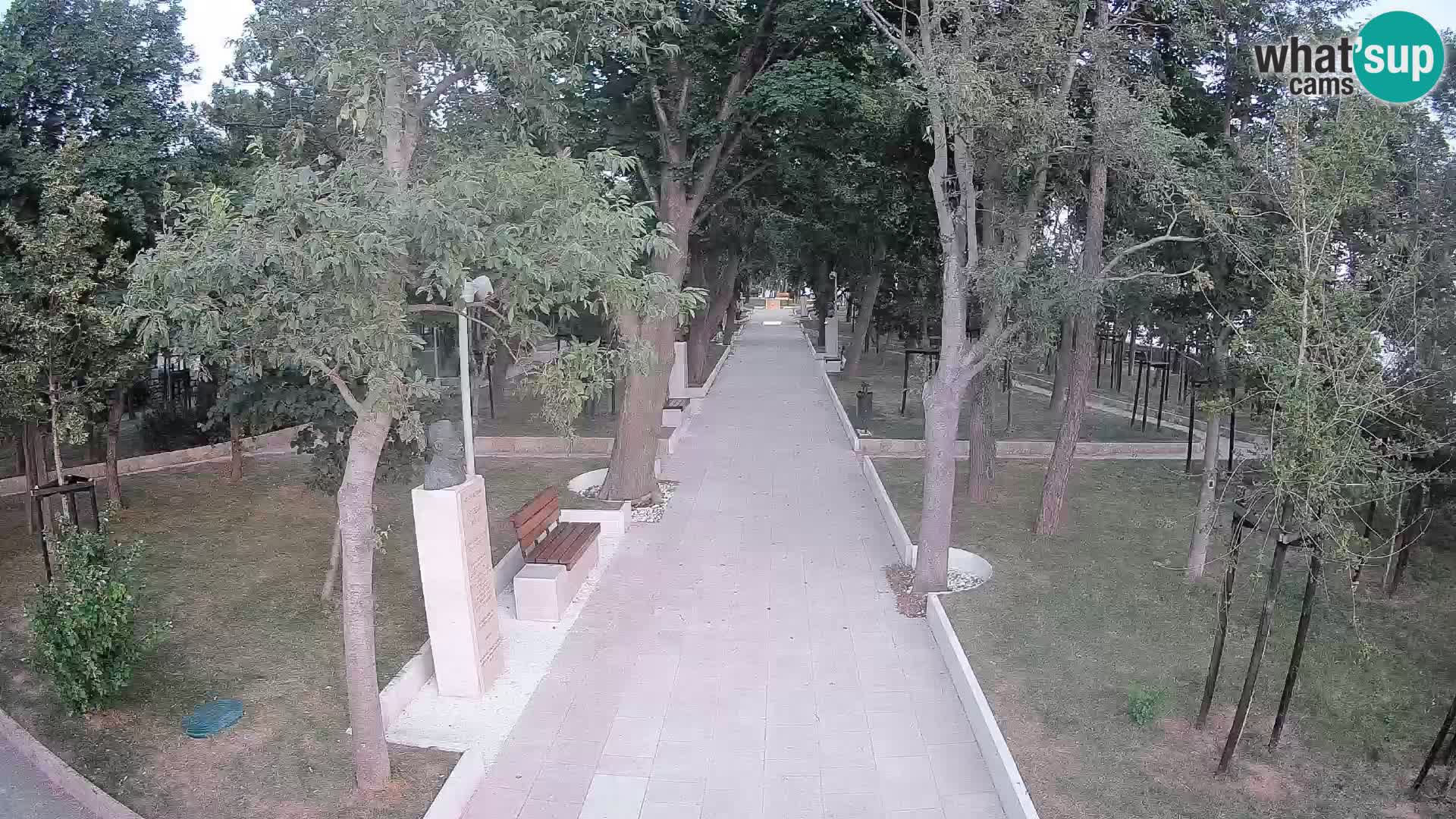Webcam Schriftstellerpark Senj – Live am Meer