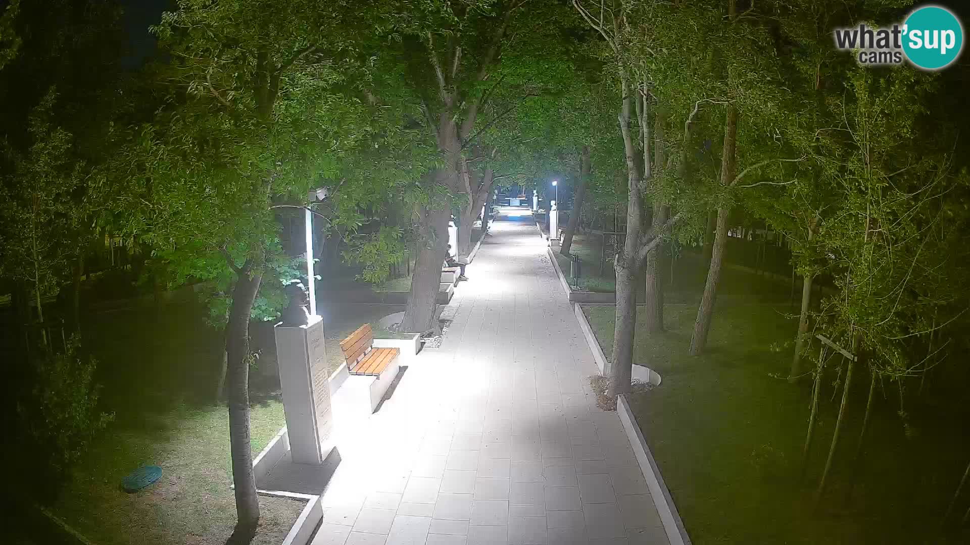 Writers’ Park Webcam Senj – Live by the Sea