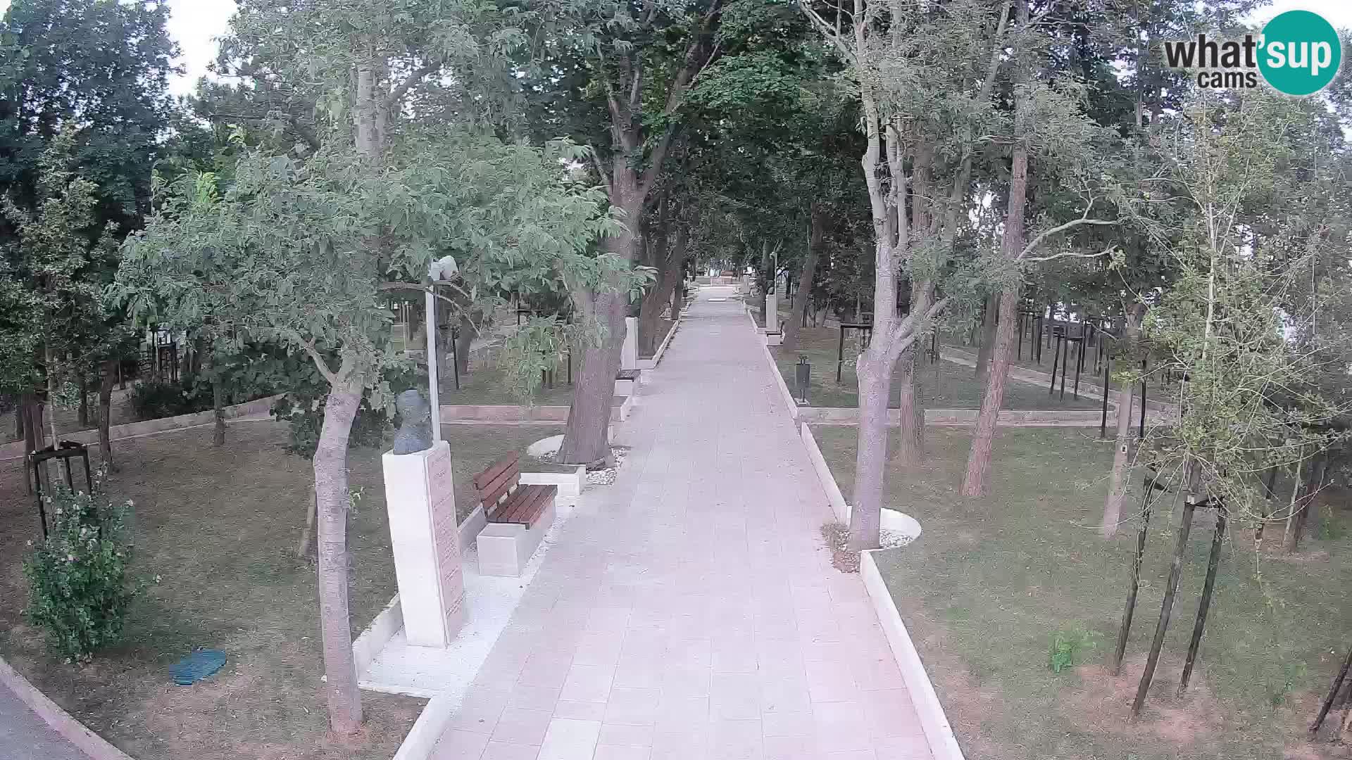 Writers’ Park Webcam Senj – Live by the Sea
