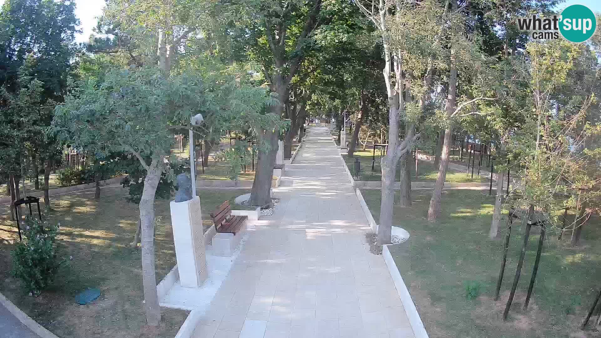 Writers’ Park Webcam Senj – Live by the Sea