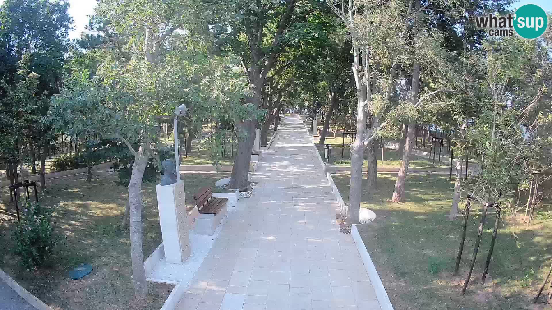 Writers’ Park Webcam Senj – Live by the Sea