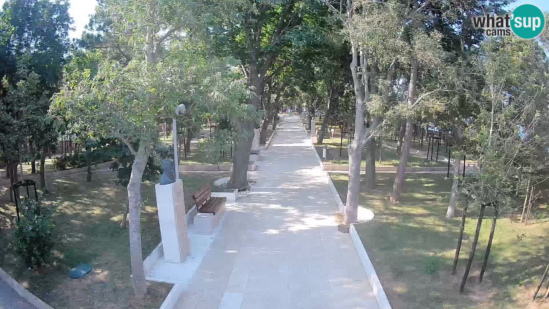 Writers’ Park Webcam Senj – Live by the Sea