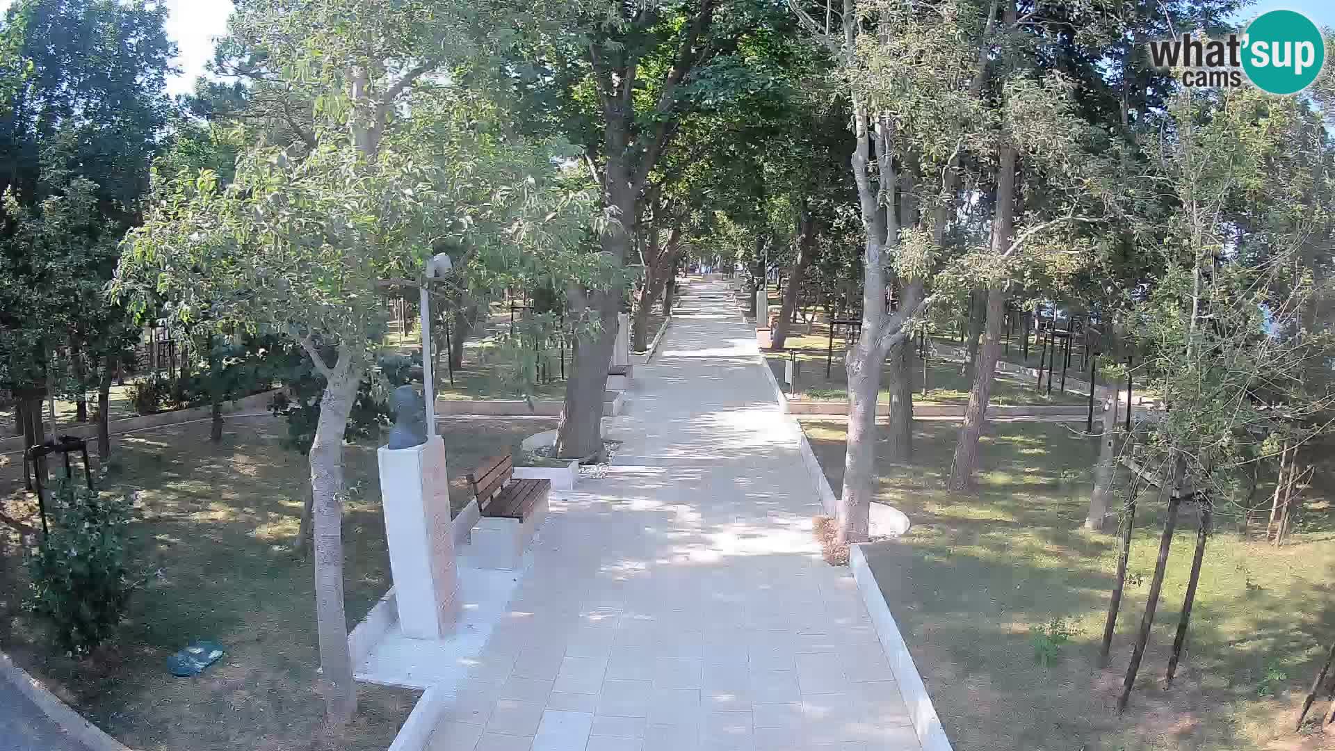 Writers’ Park Webcam Senj – Live by the Sea