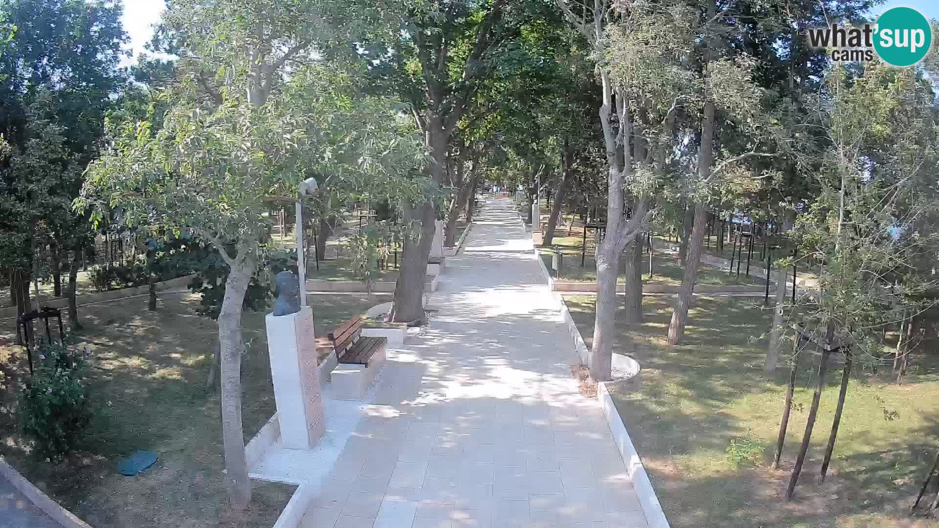 Writers’ Park Webcam Senj – Live by the Sea