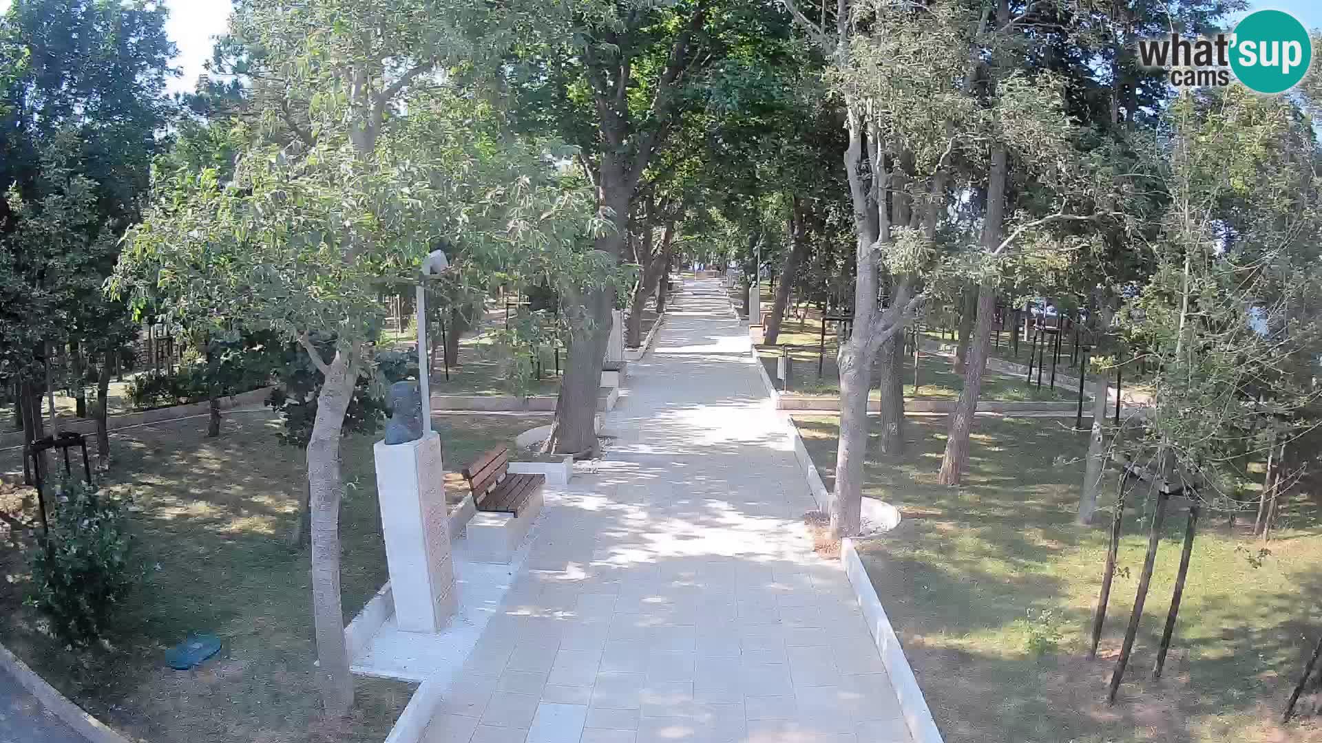 Writers’ Park Webcam Senj – Live by the Sea