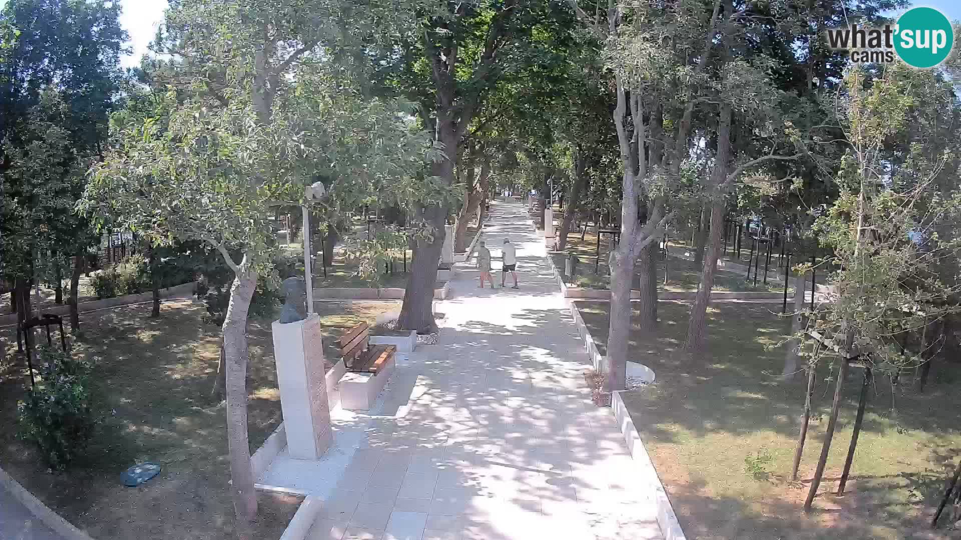 Writers’ Park Webcam Senj – Live by the Sea