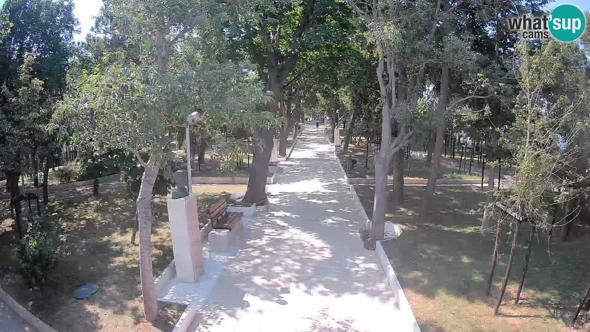 Writers’ Park Webcam Senj – Live by the Sea