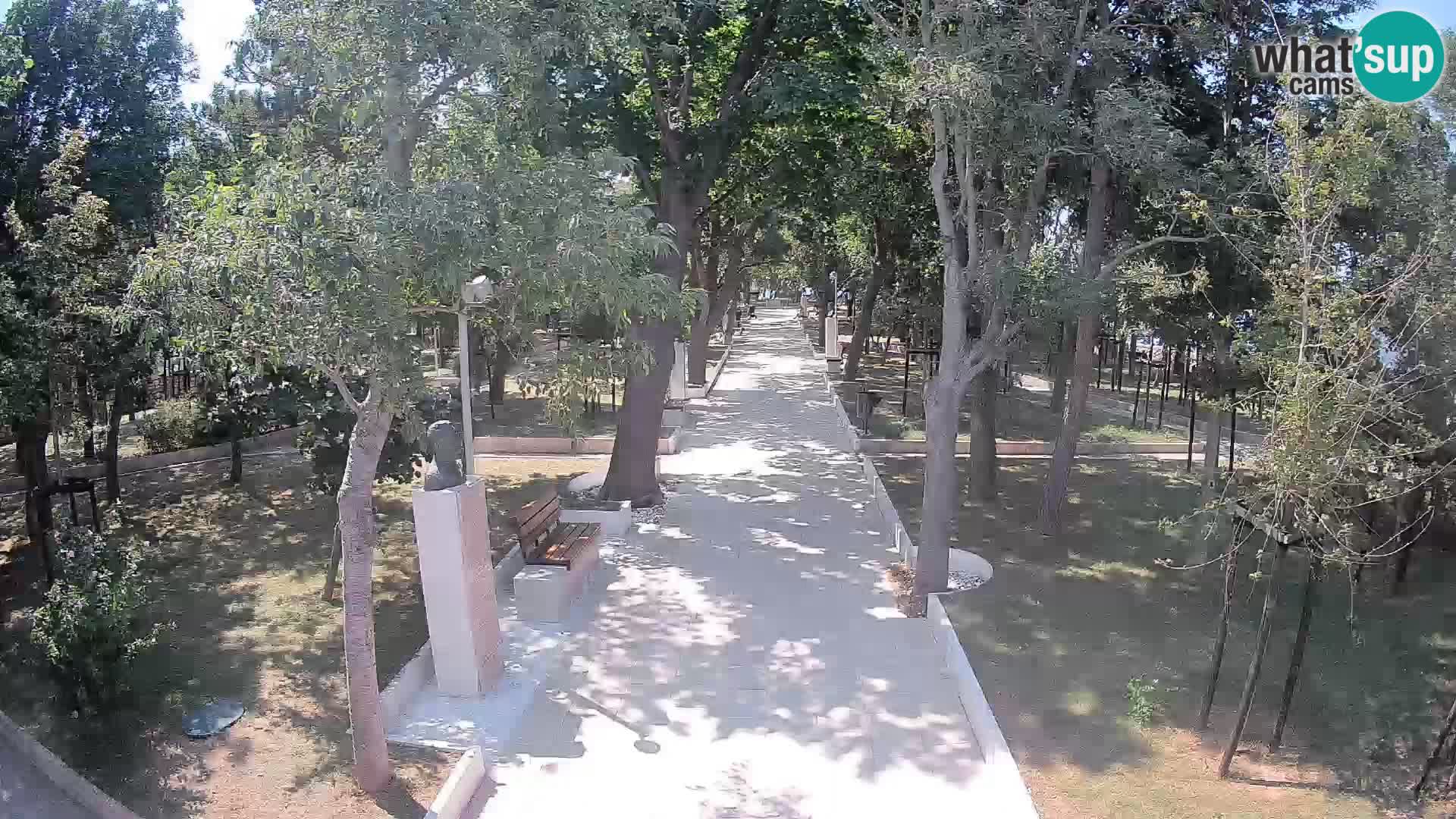 Writers’ Park Webcam Senj – Live by the Sea