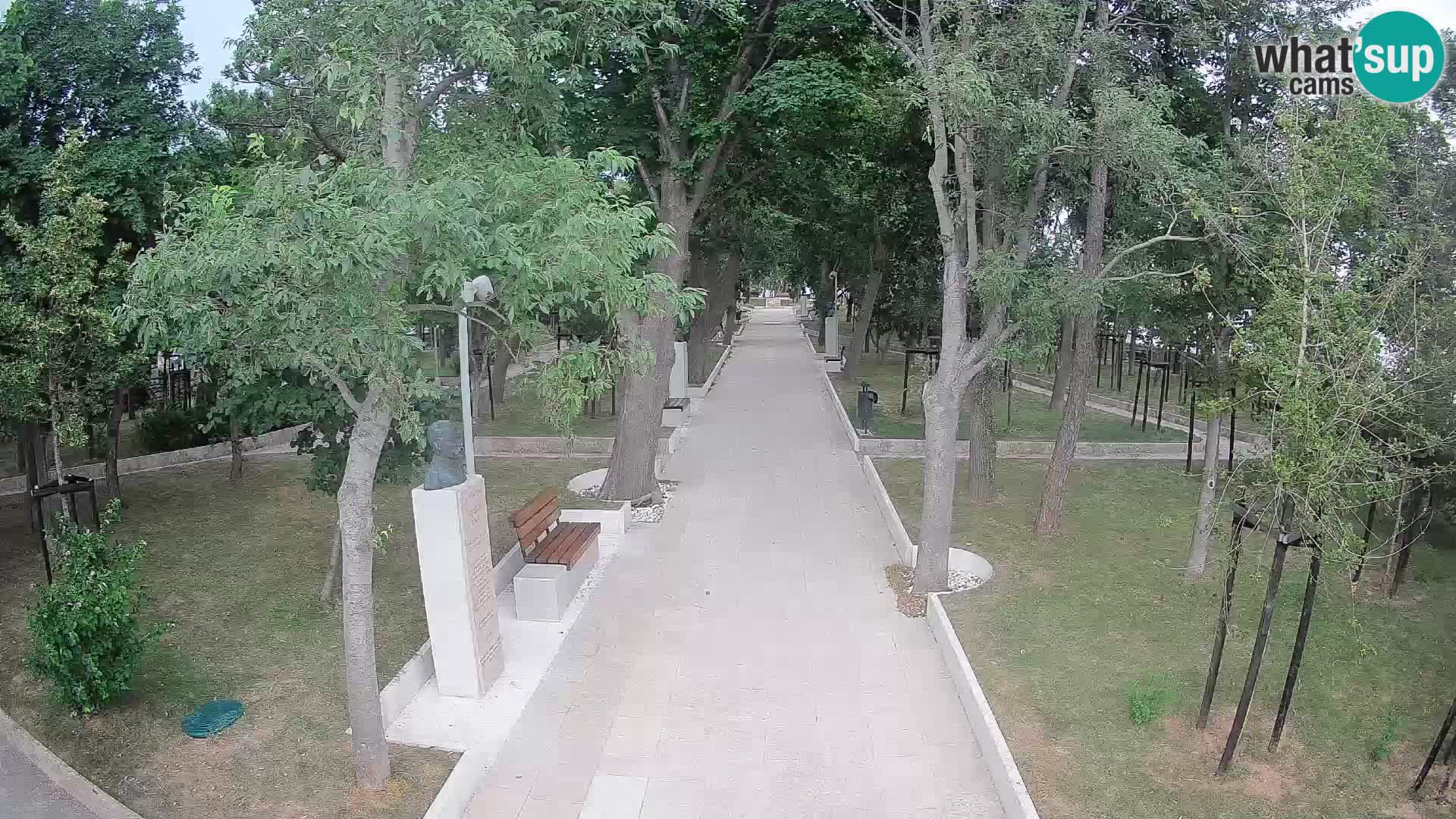 Writers’ Park Webcam Senj – Live by the Sea