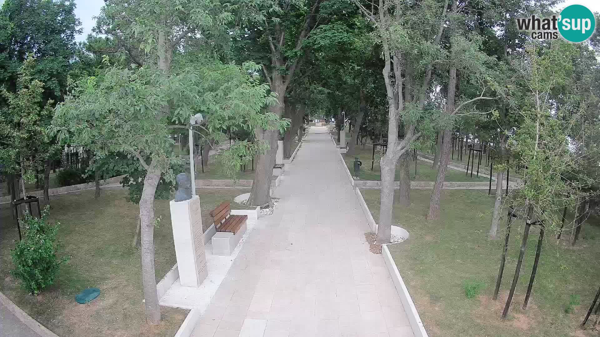 Writers’ Park Webcam Senj – Live by the Sea