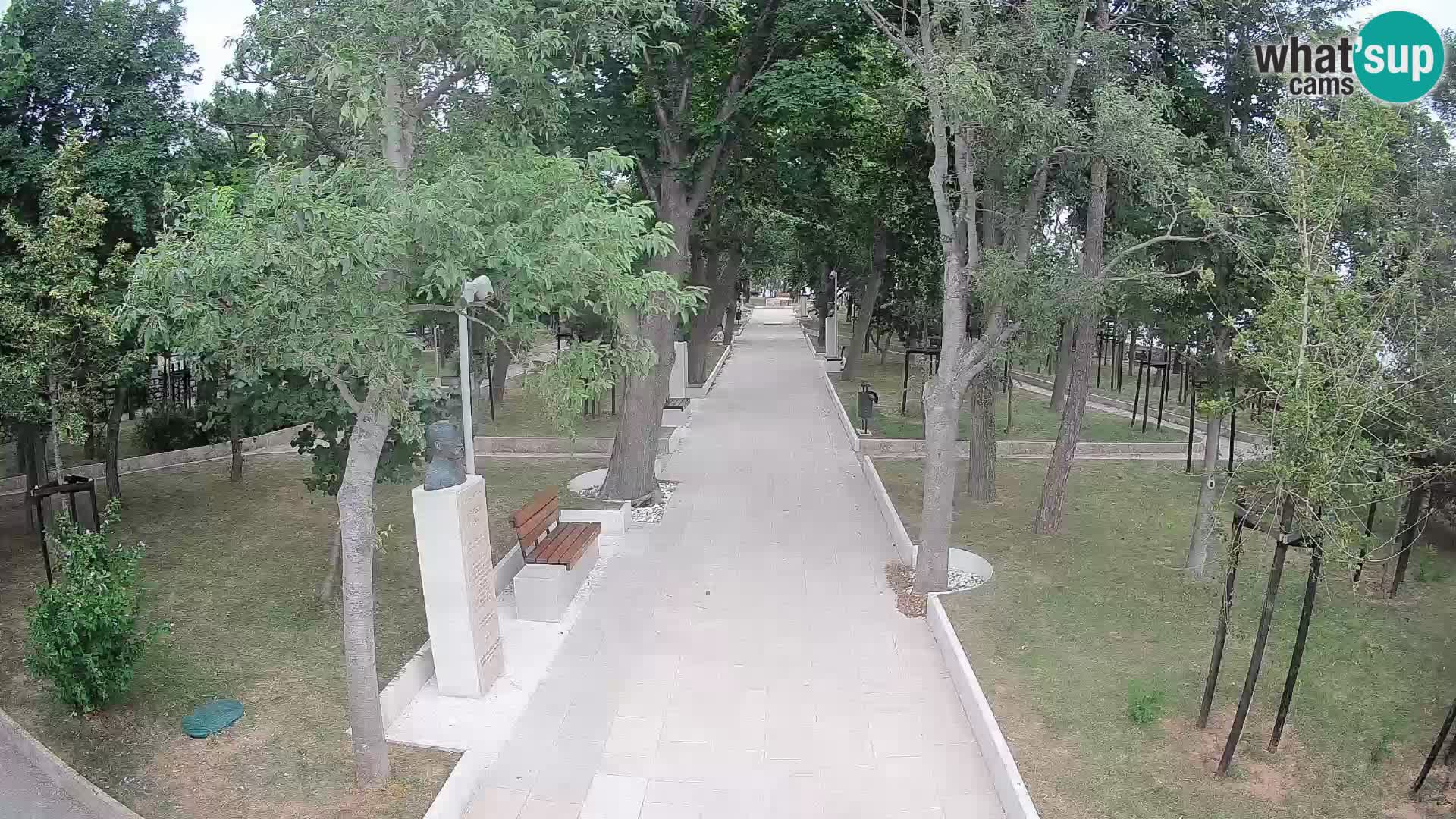 Writers’ Park Webcam Senj – Live by the Sea