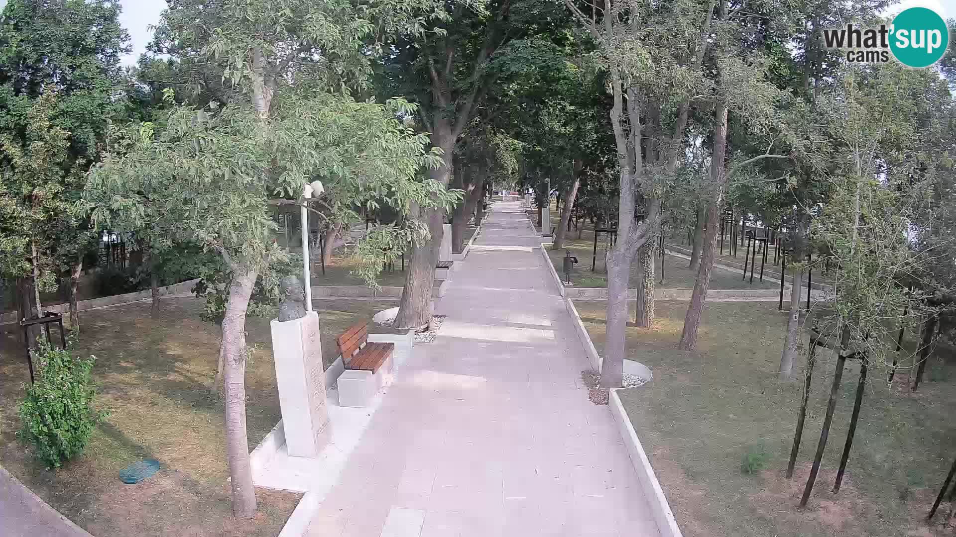 Writers’ Park Webcam Senj – Live by the Sea