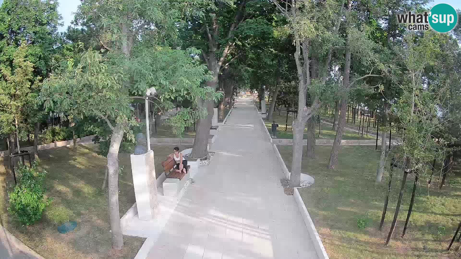 Writers’ Park Webcam Senj – Live by the Sea