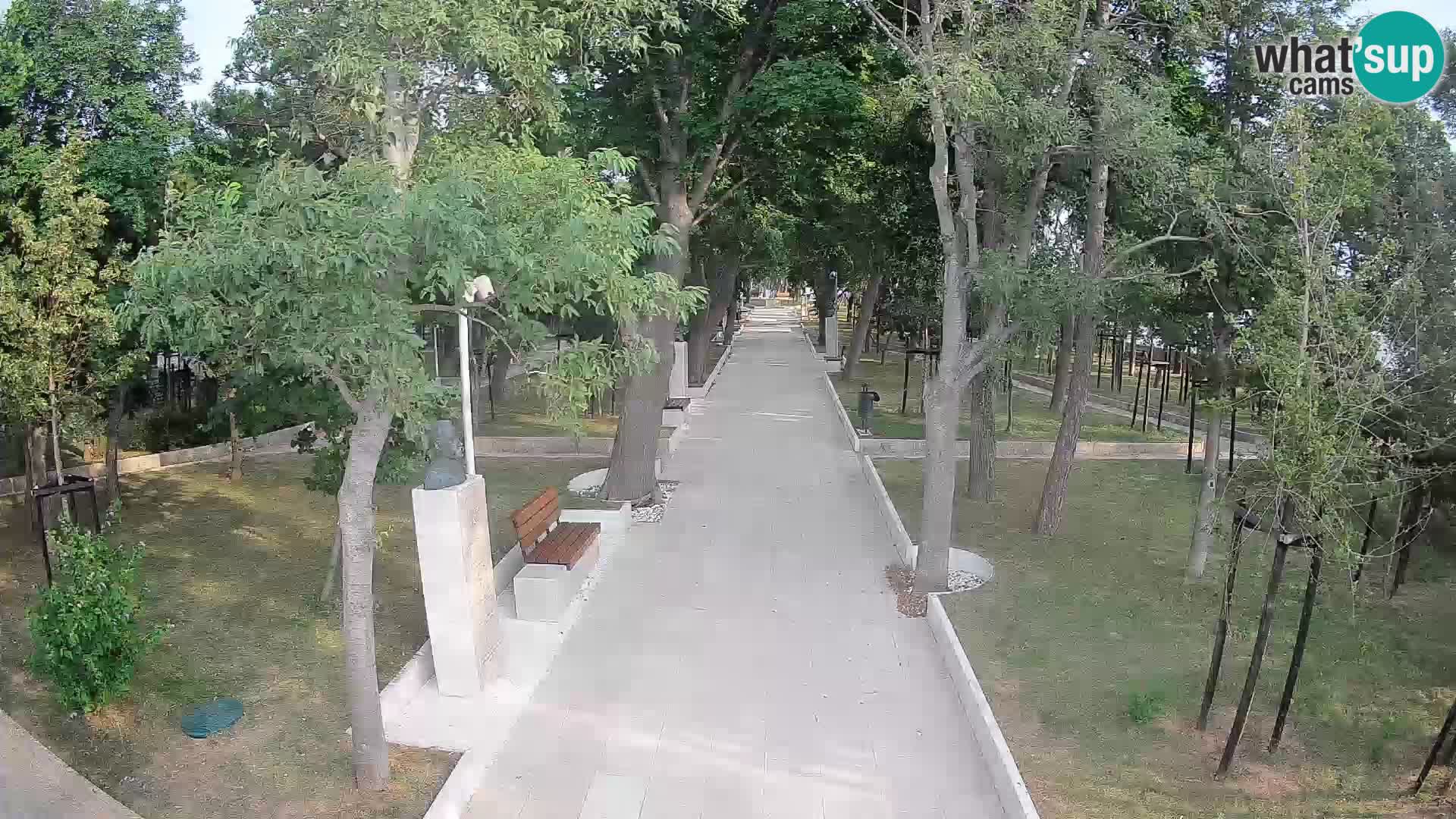 Writers’ Park Webcam Senj – Live by the Sea