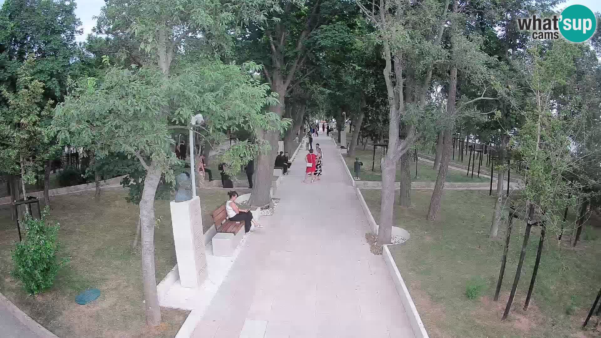 Writers’ Park Webcam Senj – Live by the Sea