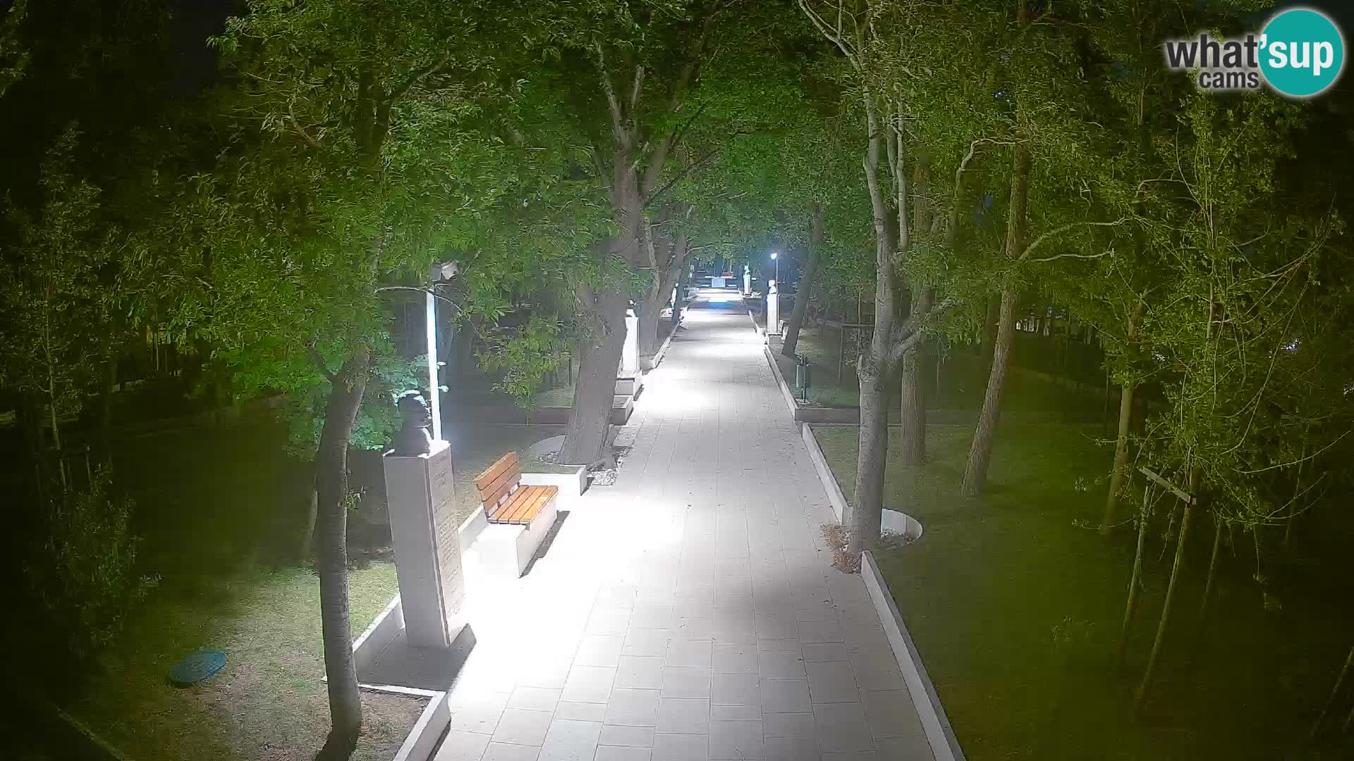Writers’ Park Webcam Senj – Live by the Sea