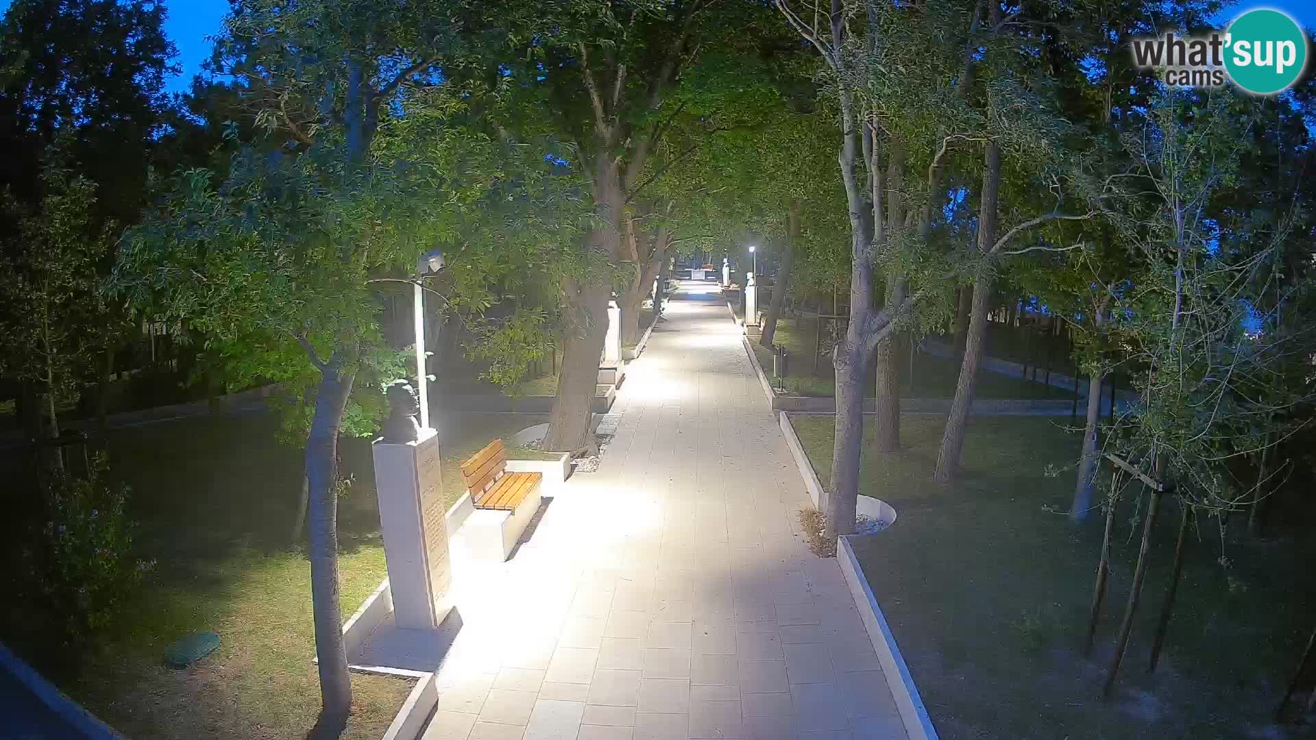 Writers’ Park Webcam Senj – Live by the Sea