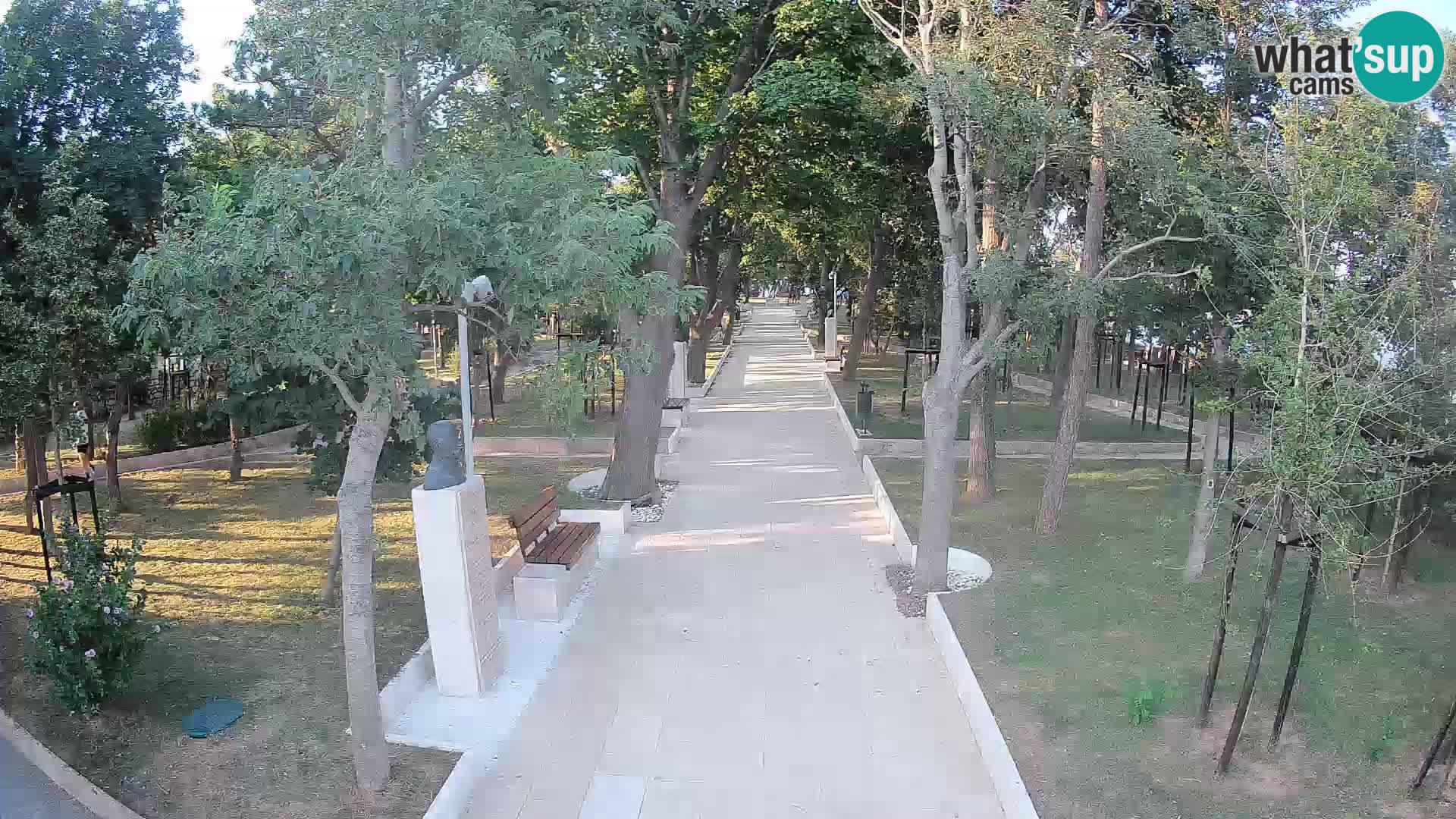 Writers’ Park Webcam Senj – Live by the Sea