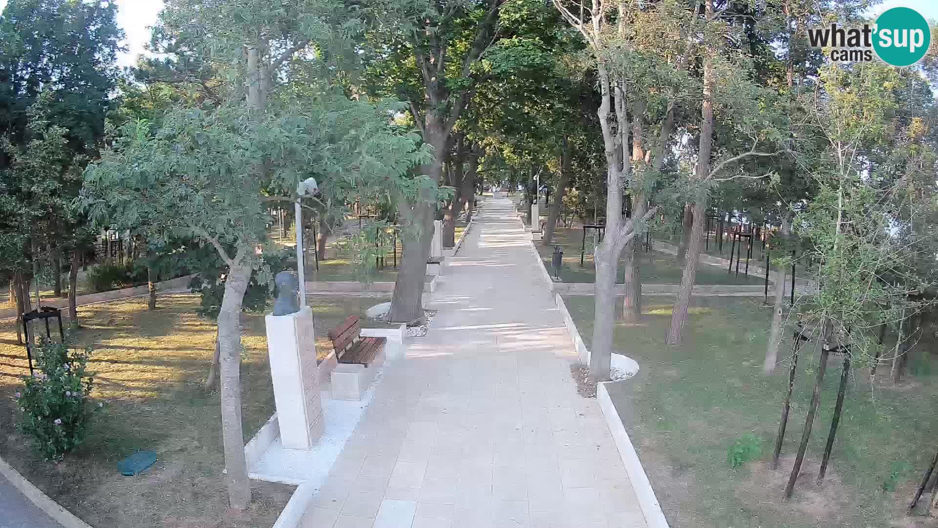 Webcam Schriftstellerpark Senj – Live am Meer