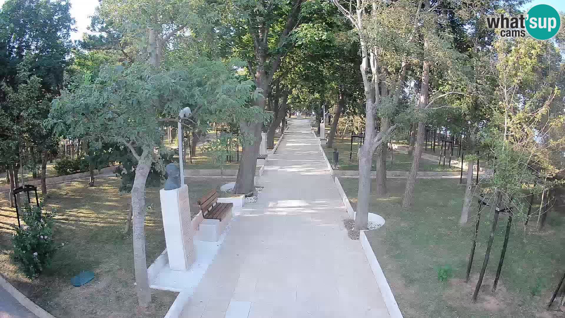 Writers’ Park Webcam Senj – Live by the Sea
