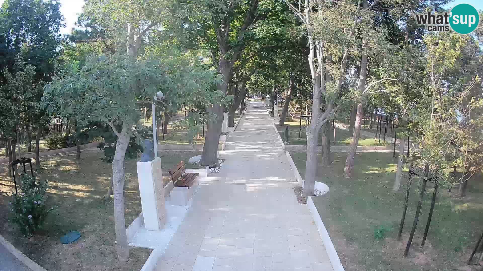 Writers’ Park Webcam Senj – Live by the Sea
