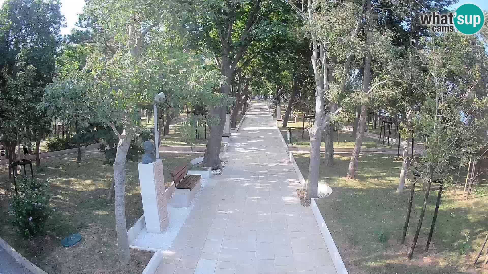 Writers’ Park Webcam Senj – Live by the Sea