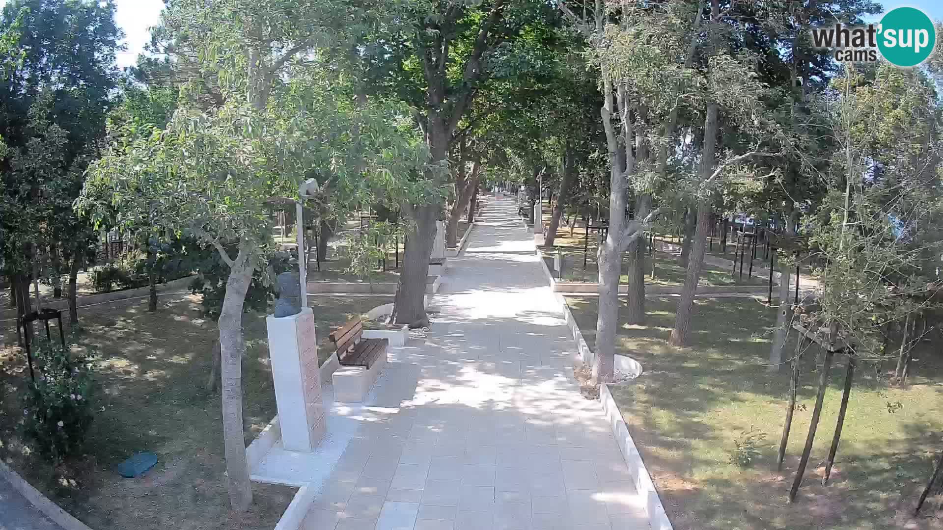 Webcam Schriftstellerpark Senj – Live am Meer