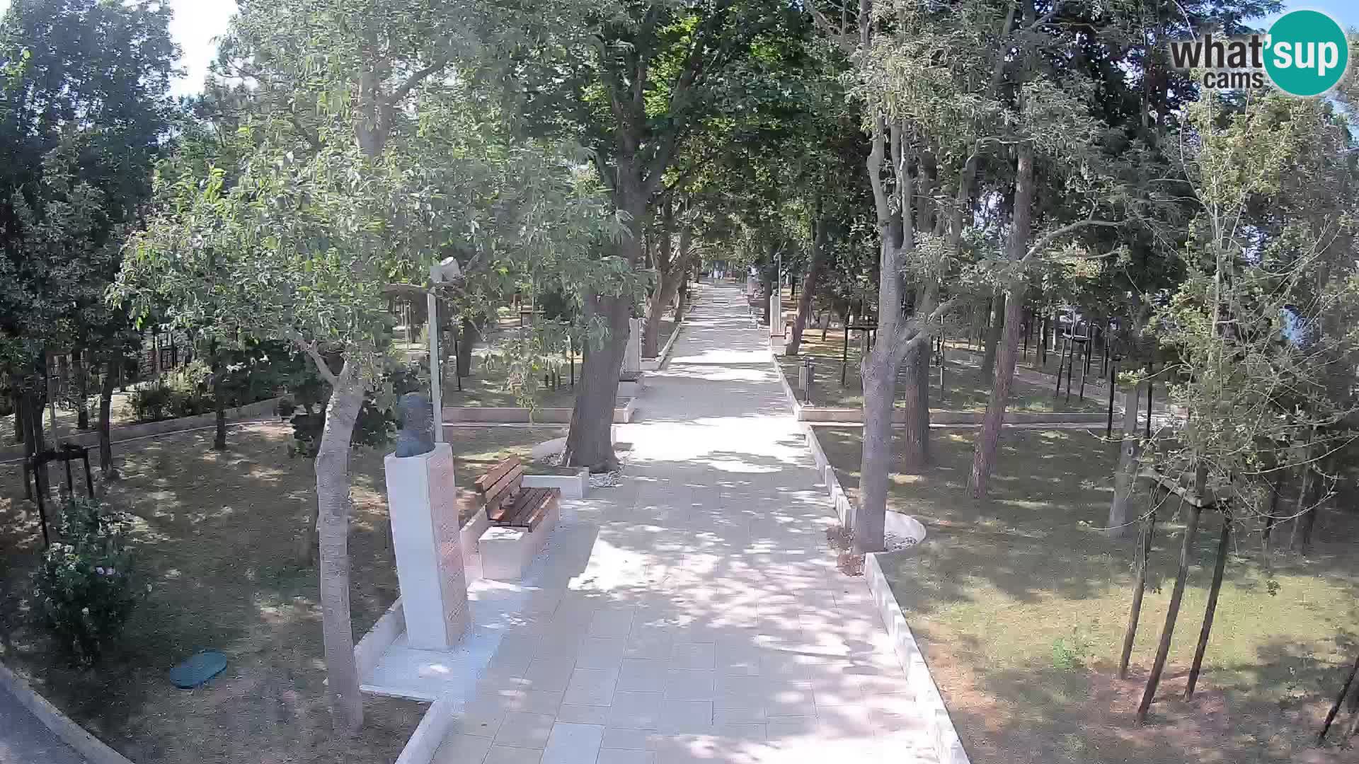 Writers’ Park Webcam Senj – Live by the Sea