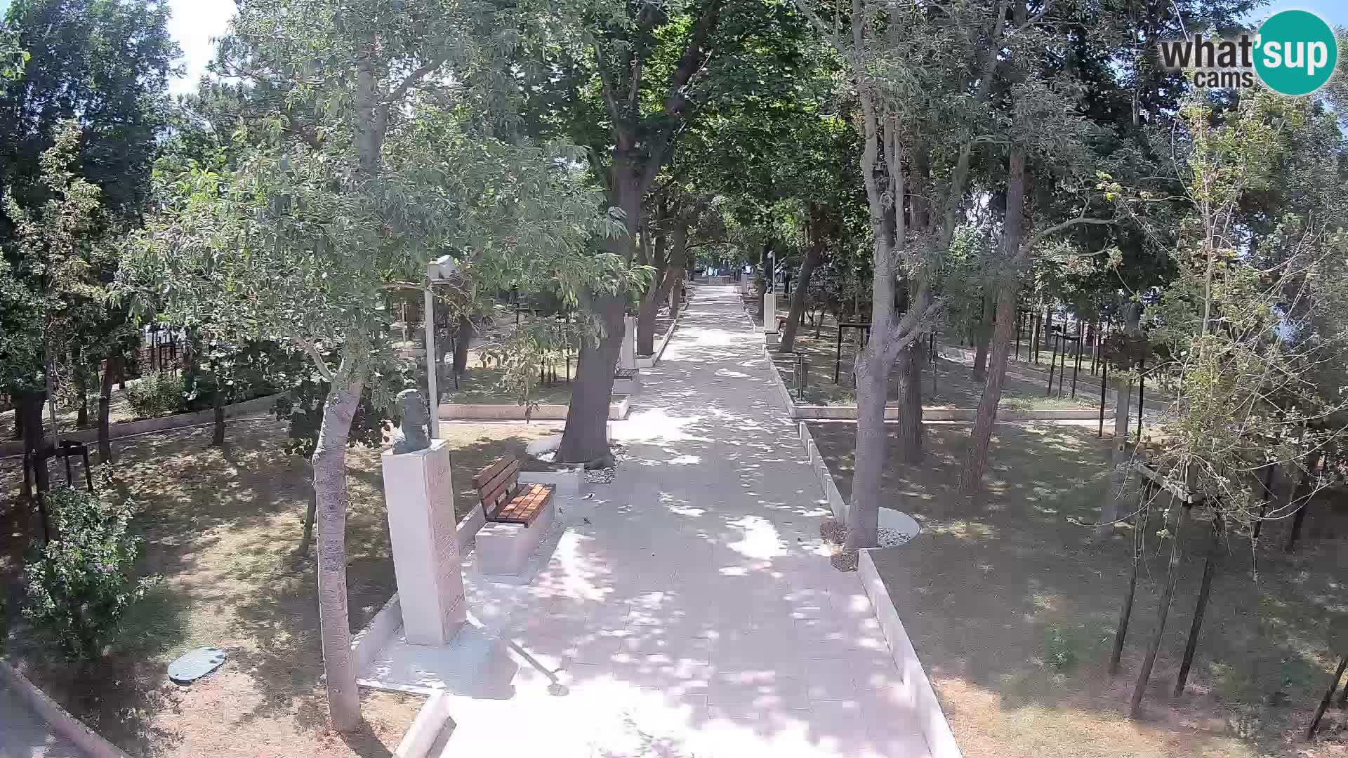 Writers’ Park Webcam Senj – Live by the Sea