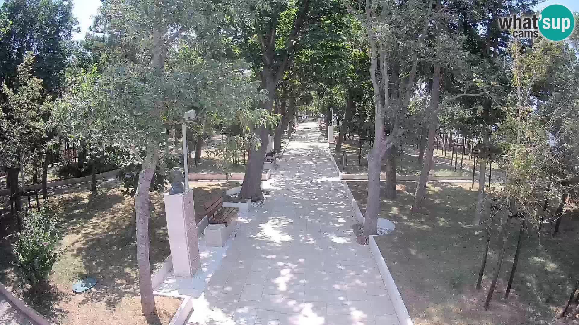 Writers’ Park Webcam Senj – Live by the Sea
