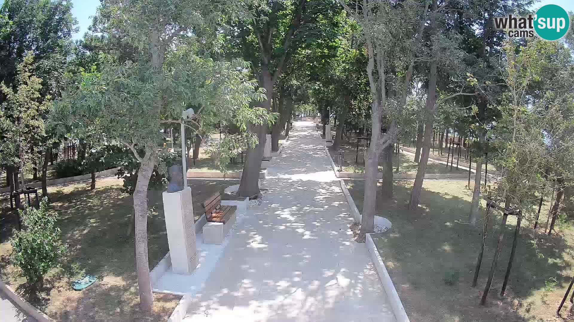 Writers’ Park Webcam Senj – Live by the Sea