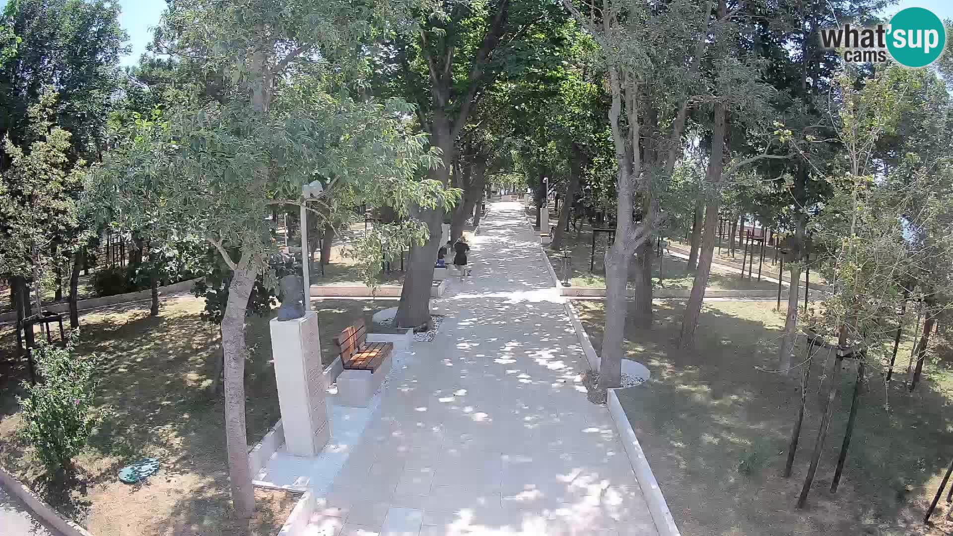 Writers’ Park Webcam Senj – Live by the Sea