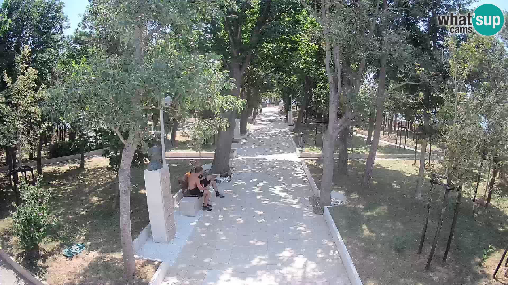 Writers’ Park Webcam Senj – Live by the Sea
