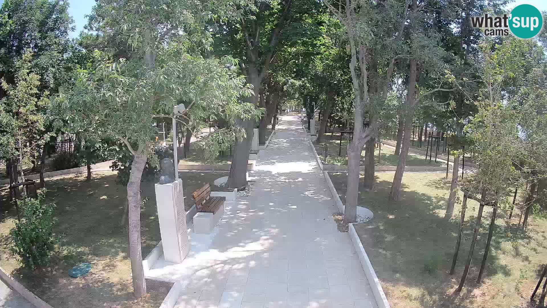 Writers’ Park Webcam Senj – Live by the Sea