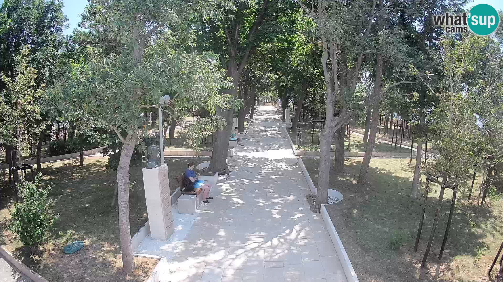 Writers’ Park Webcam Senj – Live by the Sea