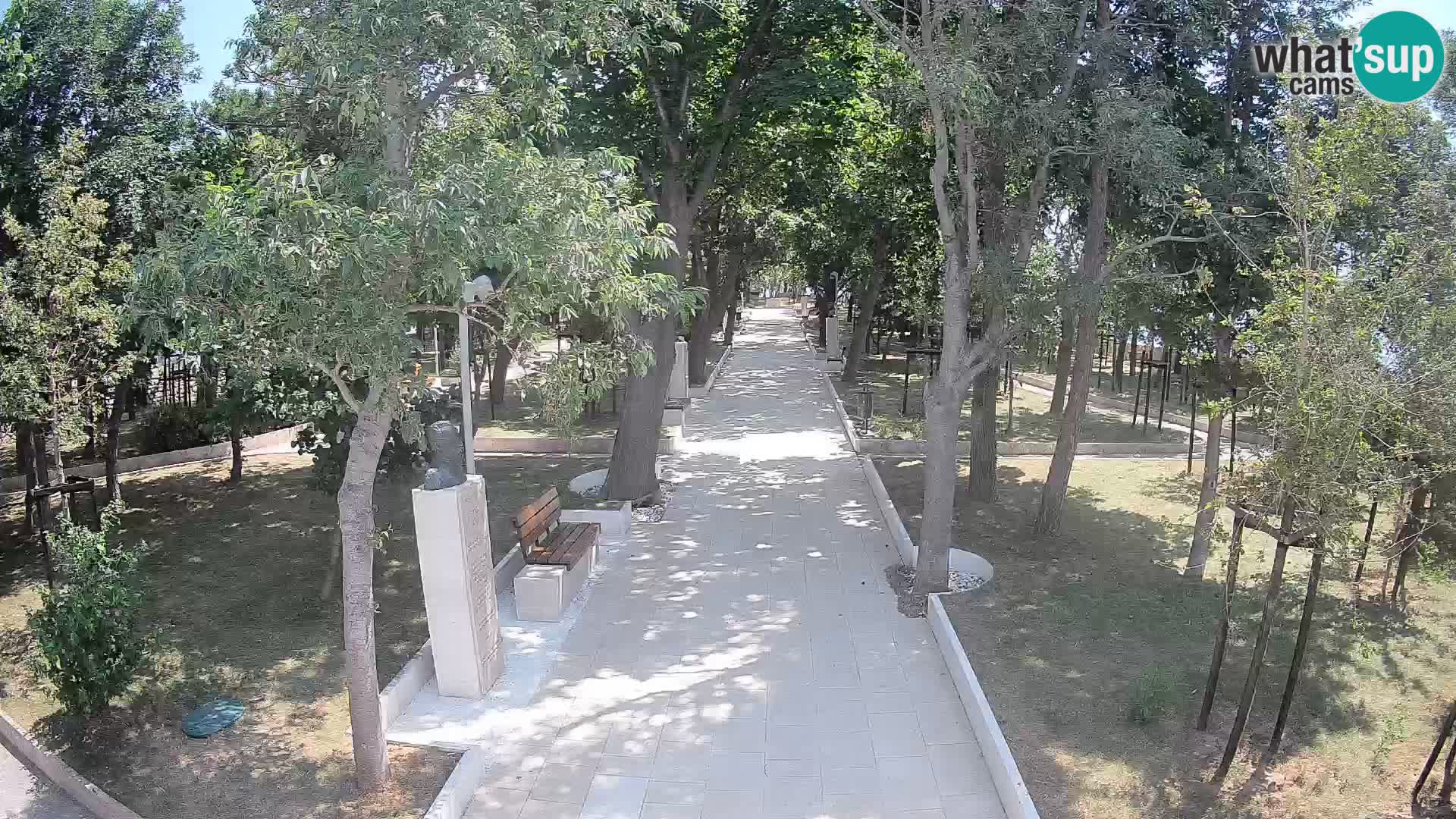 Writers’ Park Webcam Senj – Live by the Sea
