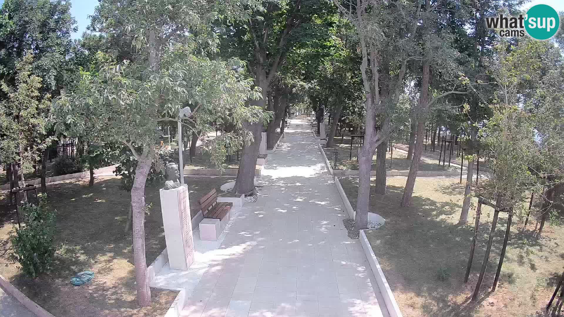 Writers’ Park Webcam Senj – Live by the Sea