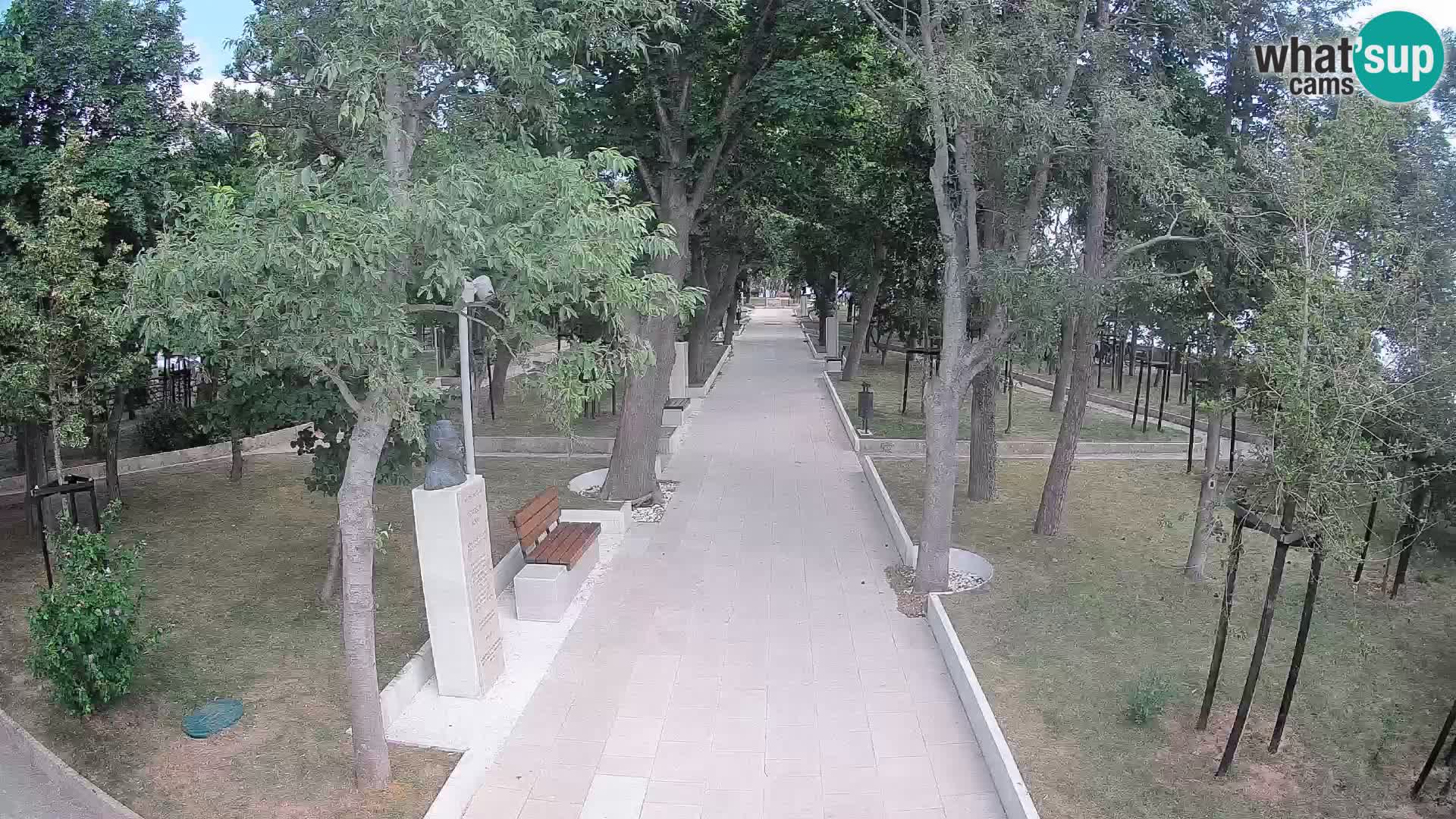 Writers’ Park Webcam Senj – Live by the Sea
