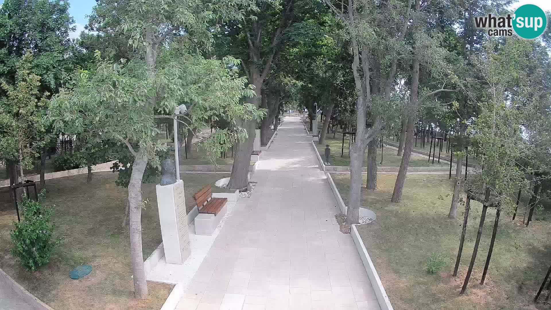 Writers’ Park Webcam Senj – Live by the Sea