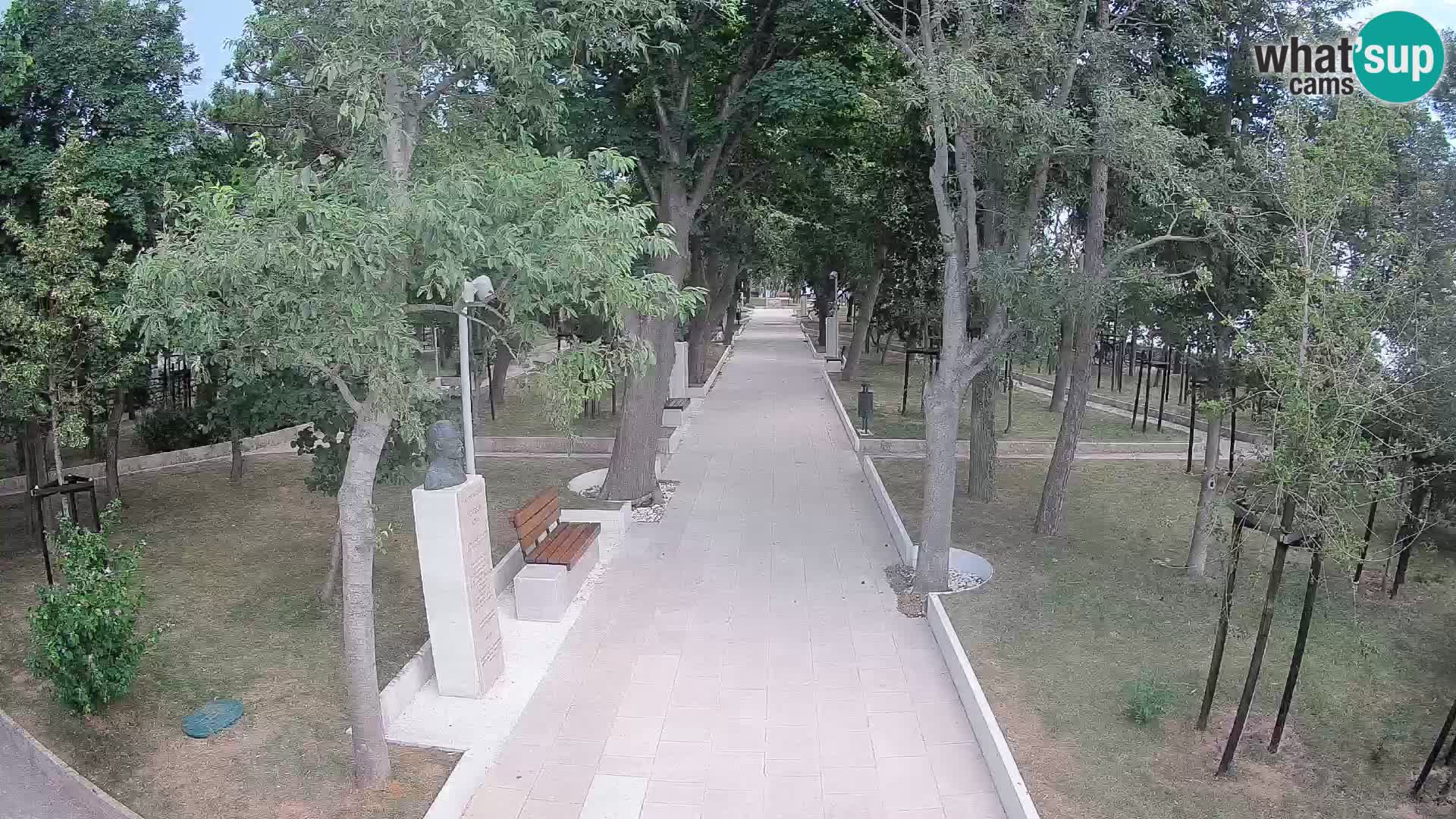 Writers’ Park Webcam Senj – Live by the Sea