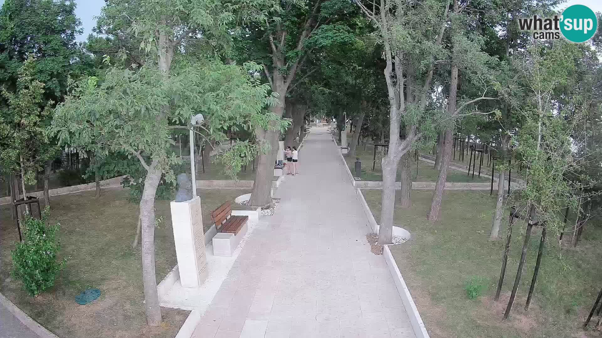 Writers’ Park Webcam Senj – Live by the Sea