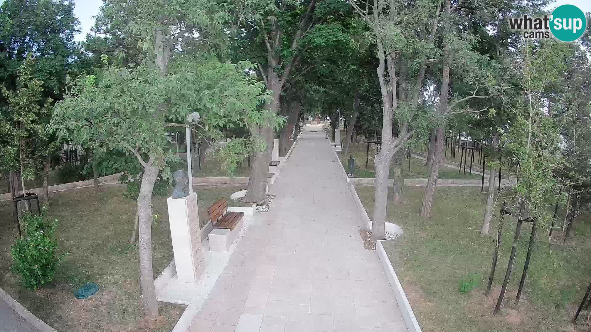 Writers’ Park Webcam Senj – Live by the Sea