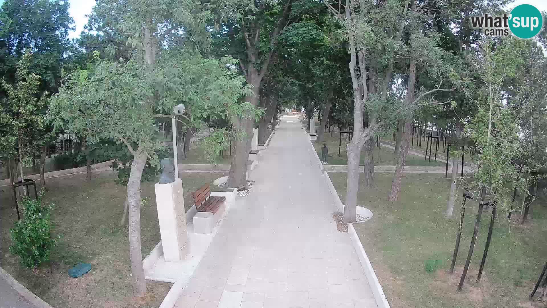 Writers’ Park Webcam Senj – Live by the Sea